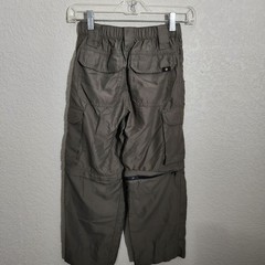 Boy Scouts Convertible Cargo Pants Zipper-Off Legs Olive Green Size XS Adjust