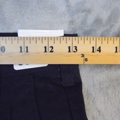 A+ School Apparel Shorts Boy 25 Husky Navy Blue Pleated Adjustable Waist Uniform