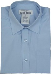 GALAXY BY HARVIC SCHOOL BOYS SCHOOL UNIFORMS SHORT SLEEVE SIZE 10 – BLUE
