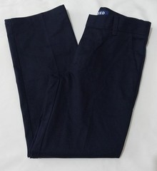French Toast Boys Uniform Straight Adjustable Waist Relax Pants 10 Blue ~ Used