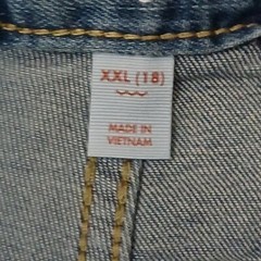 CAT & JACK BOYS Blue Jeans SHORT Super Stretch SZ XXL (18)