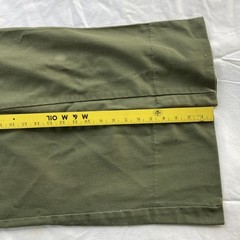 Boy Scouts of America 21” Elastic Waist Pants 37” long Plus 5” Hem Khaki Green