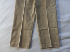 Real School Boys Husky Flat Front Pants School Uniform Approved Size 10H NWT