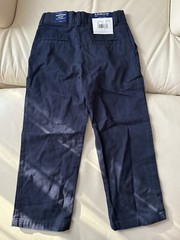 ARROW USA 1851 REGULAR PANTS ADJUSTABLE WAIST FOR A PERFECT FIT SIZE 5 NAVY New