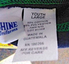 Hooded Sweatshirt Navy w/ Green Youth Large Sunshine School Uniforms #13