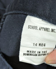 BOY’S BLUE CHINO SCHOOL UNIFORM SHORTS – SIZE 14 ADJUSTABLE WAIST