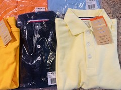 5 PACK French Toast Boys’ Short Sleeve Pique Polo Uniform Shirt Size XS (4/5)
