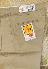 Boys A+ Khaki Uniform Pants Size 33L Relaxed Pants By Kip Craft Inc