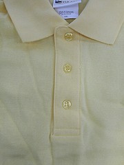 Boys Tulane Yellow Pique Knit Uniform/Casual Polo Shirt Sizes 3/4 – 18/20