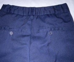 Galaxy Boys School Uniform Shorts Navy Twill Size 6 Pockets Button Adjustable