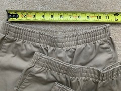 Classroom Uniform Shorts Elastic Waist Pull On Khaki Size 12 Set of 4