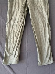 Lands’ End Boys 18 Pull On Pants Green Nylon Blend Contrast Stitch Lightweight