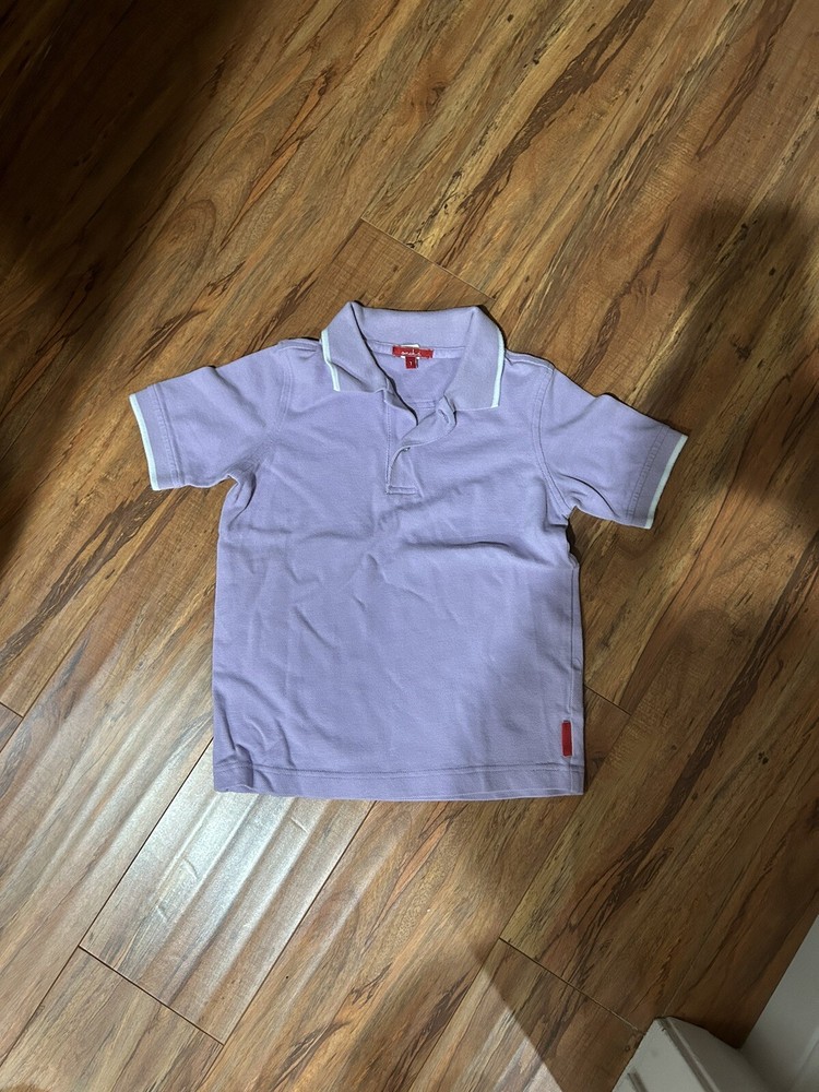 Onekid BOYS Shirt Sz 7 Light Purple Short Sleeve 100% cotton