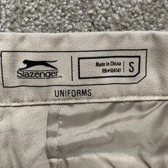 Boys Slazenger Size S Tan Dress Uniform Shorts Adjustable Waist