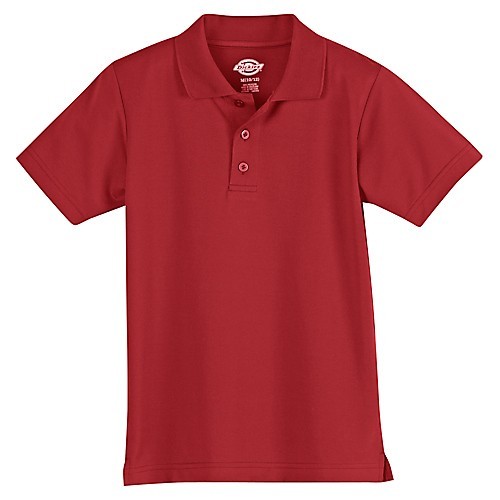 Dickies KS3555ER Boy’s Performance Polo Size 4 English Red NWT