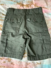 Boy Scouts of America BSA boys Uniform Shorts size 6 green canvas heavy duty