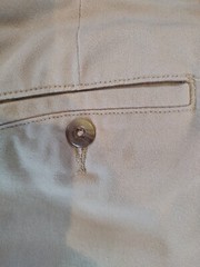 Dennis School Uniform Tan Irvington Flat Front Pant Boys ( Size 8 slim)