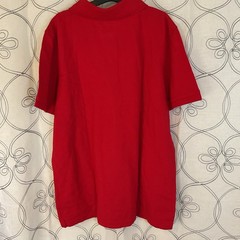 New Boys Red Polo School Uniform Size Large (12/14) Husky-Cat & Jack