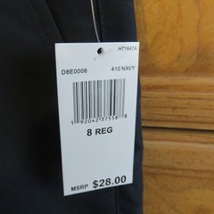 Boy’s Dockers Navy blue shorts approved schoolwear size 8 reg brand new NWT $28