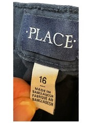 Children’s Place Navy Blue Boy’s Uniform Pants Size 16 GUC