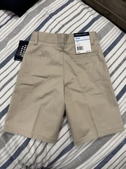 Boys French Toast School Khaki Uniform Shorts Size 7 NWT