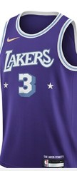 NWT Anthony Davis Lakers Nike Swingman City Edition Jersey Size Youth M 10-12