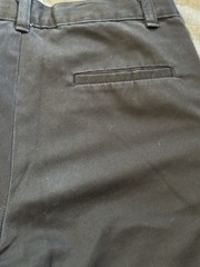 George Boys Cotton Blend Black Straight Fit School Uniform Pants 14