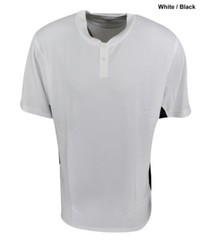 New Mizuno Baseball Jersey Boys SMALL Youth White & Black Shirt