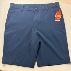 Wonder Nation Boys School Uniform Stretch Performance Shorts Navy Size 16 Husky