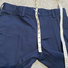 Lands End School Uniform Shorts Boys 10H Husky Navy Blue Flat Adjustable NEW