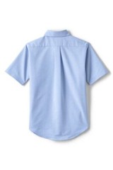 Lands’ End Uniform Custom Boys Short Slv Pocket Oxford Blue 20 NWOT (784)