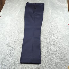 Vintage Official Rifle School Uniform Pants Boys 32 Husky Blue Double Knee Work