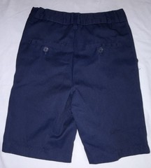 Galaxy Boys School Uniform Shorts Navy Twill Size 6 Pockets Button Adjustable