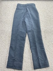 Boys Dress Pants sz 14 Slim Blue Pin Striped School Uniform Minimalist Executive