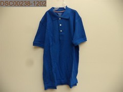French Toast Boys Pique Polo Husky, Royal Blue, M(10/12H), SA9084P, 884503501178