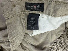 DAVID TAYLOR Collection Boys Shorts Bermuda School Uniform Khaki Size 32