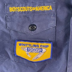 Boy Scouts of America Shirt Kids S Blue Cub Scout Webelos Montana Patch Uniform