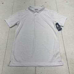 IZOD Polo Shirt Boys XL 18/20 White Approved Schoolwear Performance Uniform