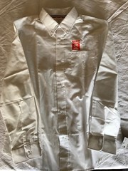 French Toast – Boys Long Sleeved White Button Up Shirt. Size 16.