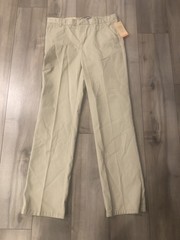 NWT French Toast Boys School Uniform Pull-On Relaxed Fit Pants Sz 18 ——773——