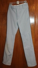 MIZUNO Boys’ Large (26-28) BASEBALL PANTS (gray/black) EUC