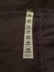 French Toast Boys Navy Blue Uniform Pant Size 20 HUSKY Relaxed Fit NWT MSRP $32