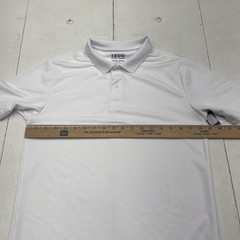 IZOD Polo Shirt Boys XL 18/20 White Approved Schoolwear Performance Uniform
