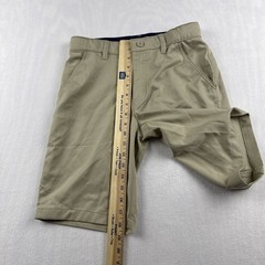 French Toast Shorts Kids Size 14 Khaki Flat Front Uniform School Pockets