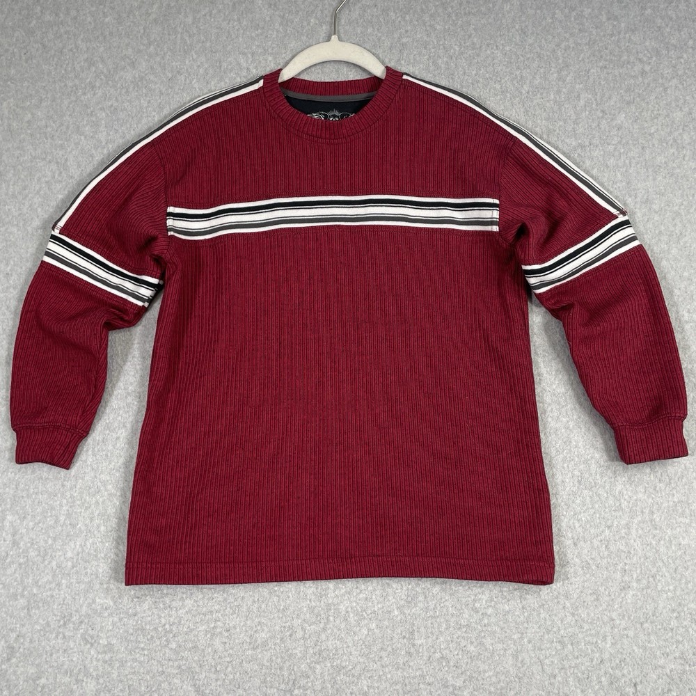 XG Xtreme Gear Sweater Boys M Red Pullover Thermal Shirt Skater Vintage Y2K