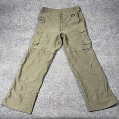 Boy Scouts Of America Pants Boys Medium Green Switchback Convertible Zip Off BSA