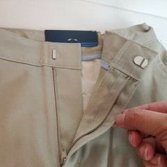 Nautica Flat-Front Twill School Uniform Pants N851049E Big Boys Khaki Size 20