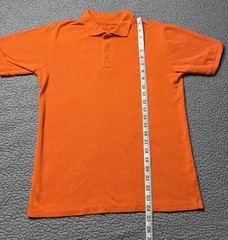 Orange School Uniform Short Sleeve Shirt Unisex Size 14