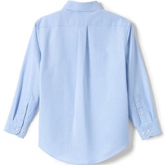 Lands Week Boys School Uniform Long Sleeve Solid Dress Shirt Blue 3-Pack – Sz 18
