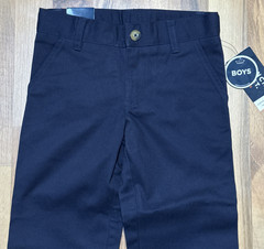 French Toast (Sz 5 w22) Boy’s Performance Uniform Pants Adjustable Waist, Navy